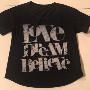 LIKE NEW Black Graphic Tee
